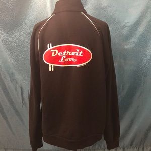 Detroit Love Zip Up Sweat Jacket